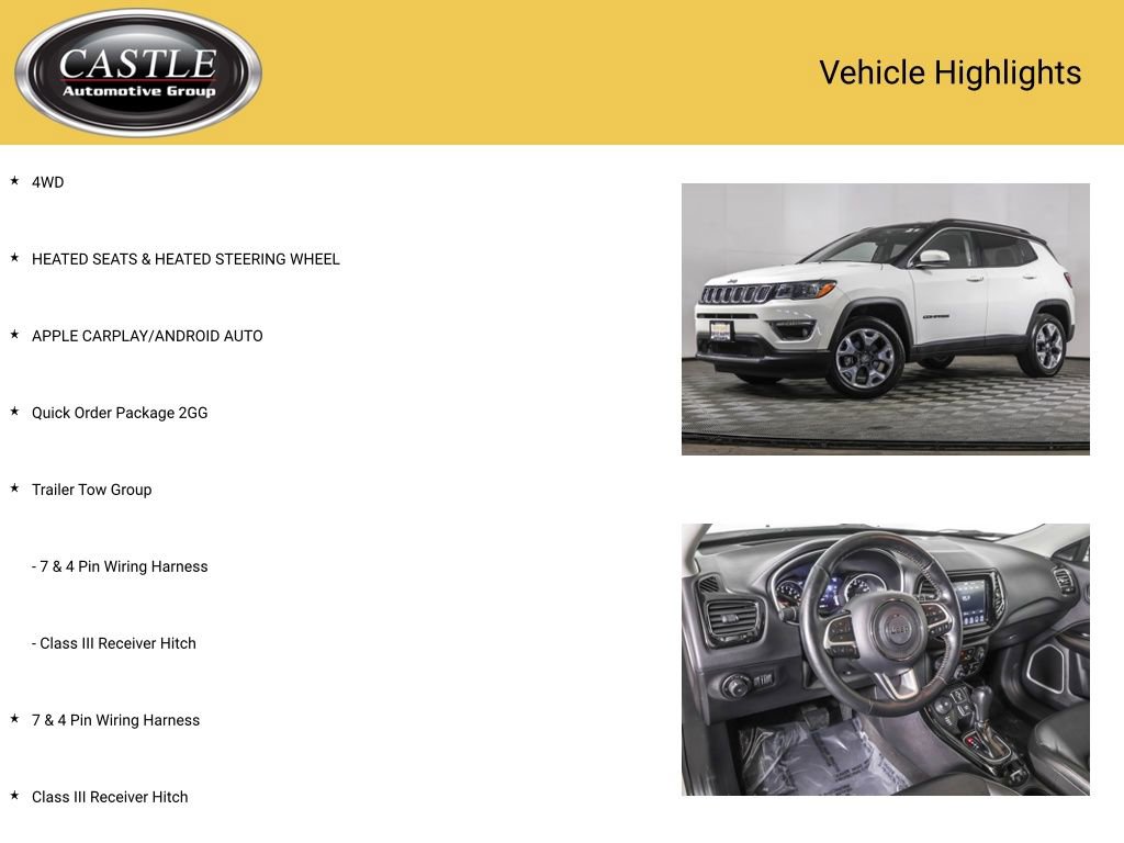 Used 2021 Jeep Compass Limited w/ Trailer Tow Group image 3