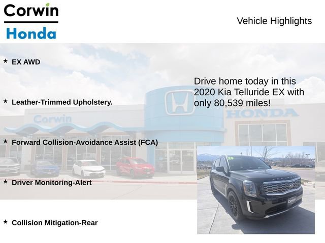 Used 2020 Kia Telluride EX w/ Towing Package AWD/4WD image 7
