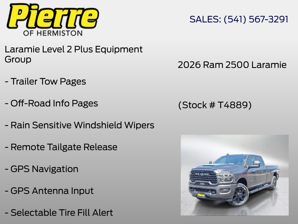 New 2026 RAM 2500 Laramie AWD/4WD image 12