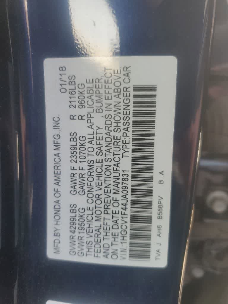 Used 2018 Honda Accord EX image 5