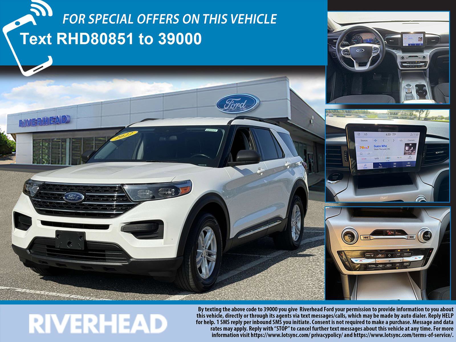 Certified 2022 Ford Explorer XLT w/ Class IV Trailer Tow Package