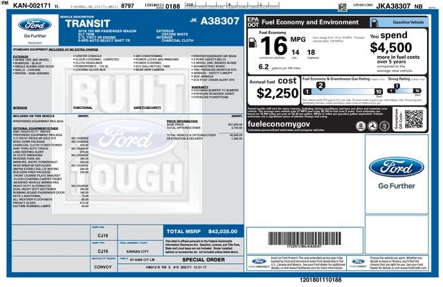 Used 2018 Ford Transit 150 XLT image 12