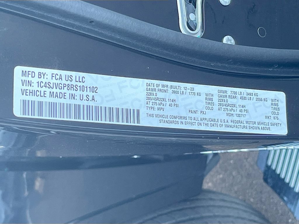 Used 2024 Jeep Grand Wagoneer Series III w/ Rear Seat Video Group 1 AWD/4WD image 35