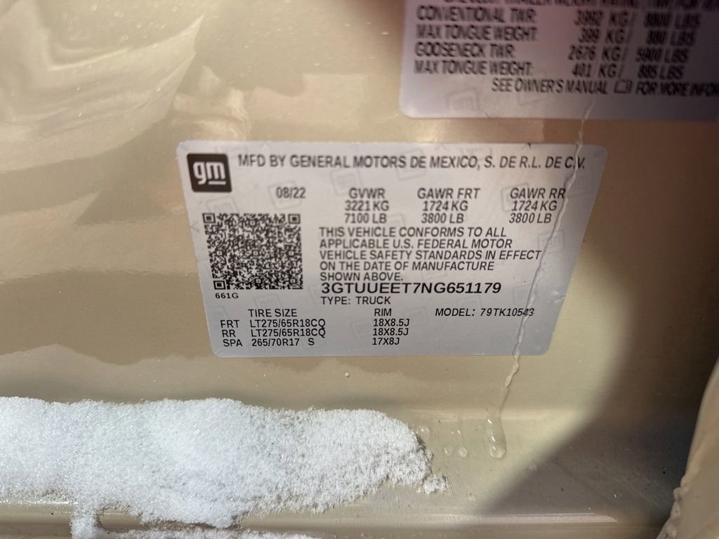 Used 2022 GMC Sierra 1500 AT4 w/ AT4 Preferred Package image 41