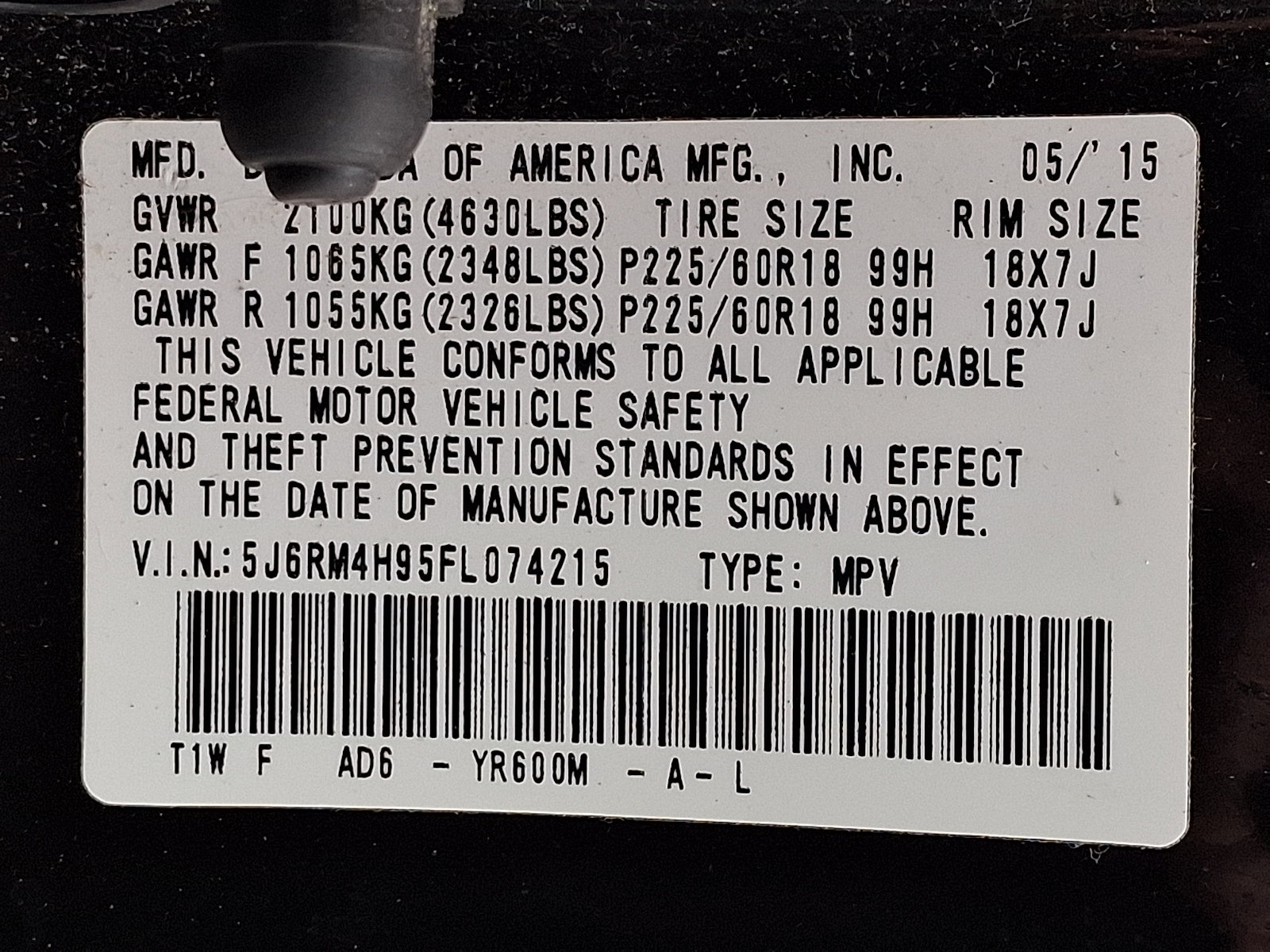 Used 2015 Honda CR-V Touring image 32