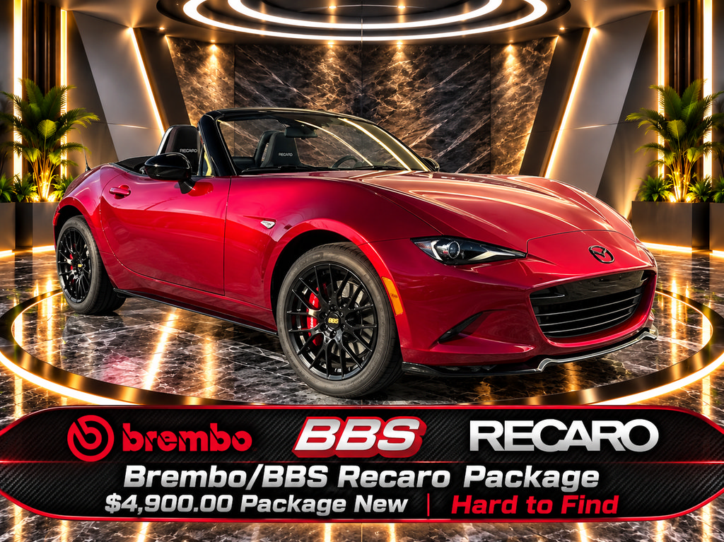 Used 2025 MAZDA MX-5 Miata Club w/ Brembo/BBS Recaro Package