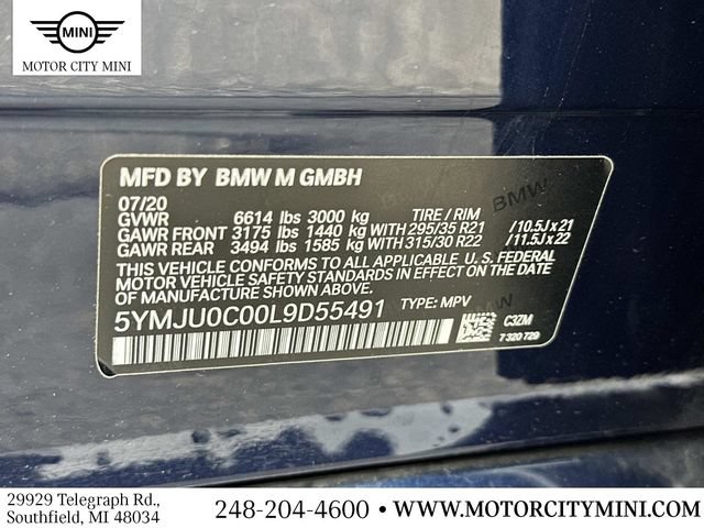 Used 2020 BMW X5 M AWD/4WD image 22