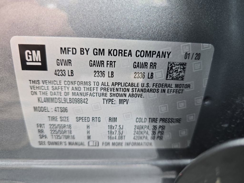 Certified 2020 Buick Encore GX Select FWD image 35