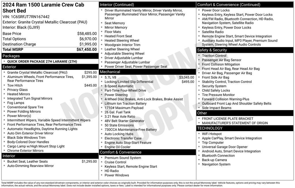 Used 2024 RAM 1500 Laramie image 38