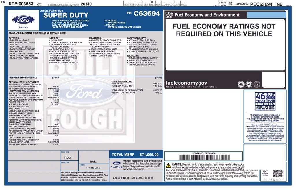 Used 2023 Ford F350 XLT w/ XLT Value Package AWD/4WD image 28