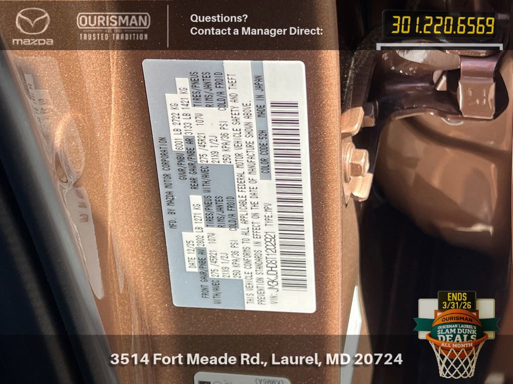 New 2026 MAZDA CX-70 3.3 Turbo w/ Premium Package image 33