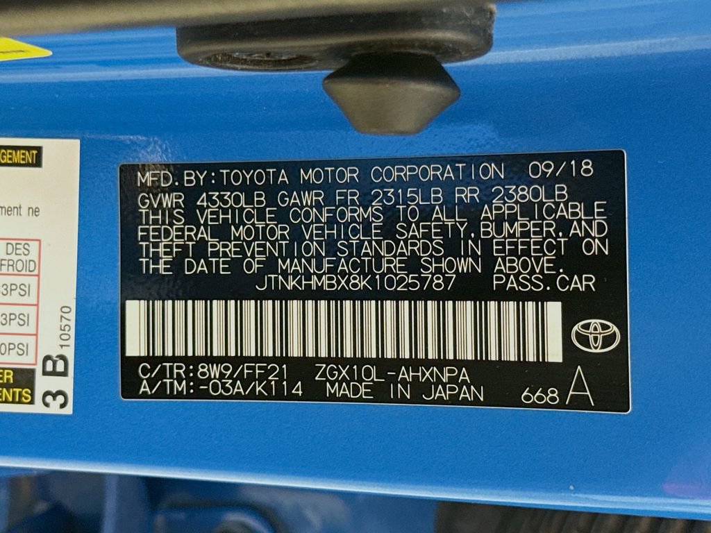 Certified 2019 Toyota C-HR XLE image 28