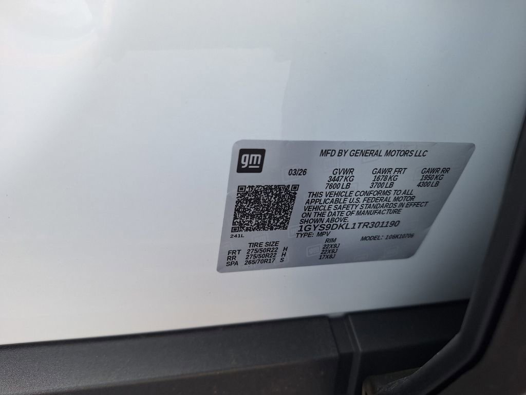 New 2026 Cadillac Escalade Platinum Luxury w/ LPO, Floor Liner Package AWD/4WD image 36
