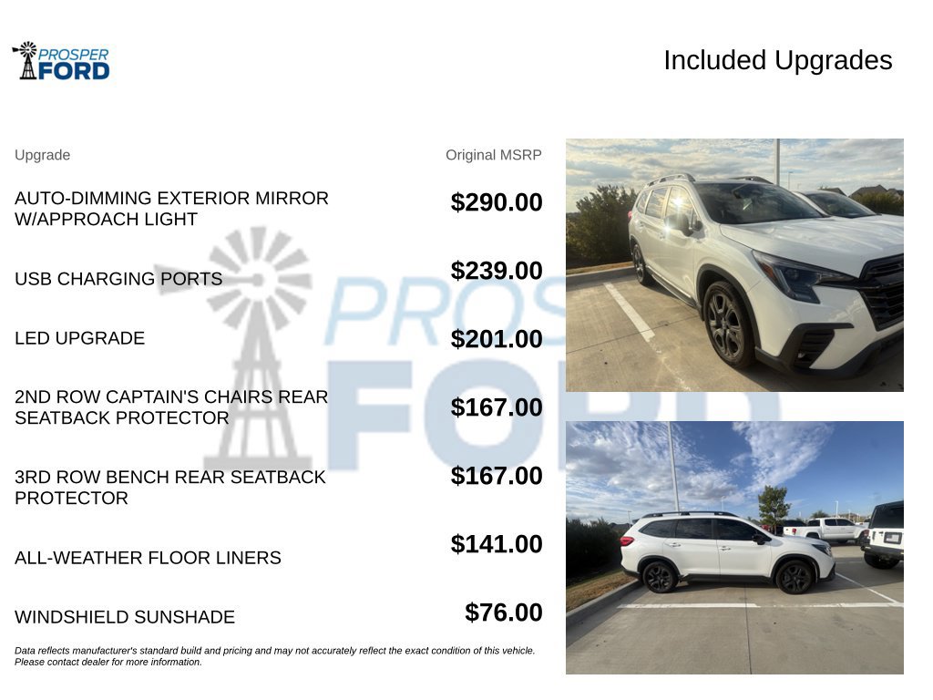 Used 2024 Subaru Ascent Onyx Edition AWD/4WD image 3