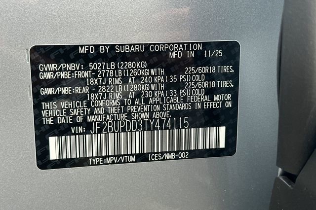 New 2026 Subaru Outback Limited AWD/4WD image 24