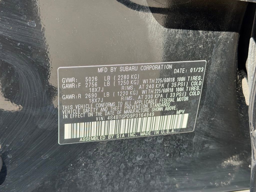 Used 2023 Subaru Outback Touring XT w/ Tech Package 3 AWD/4WD image 29