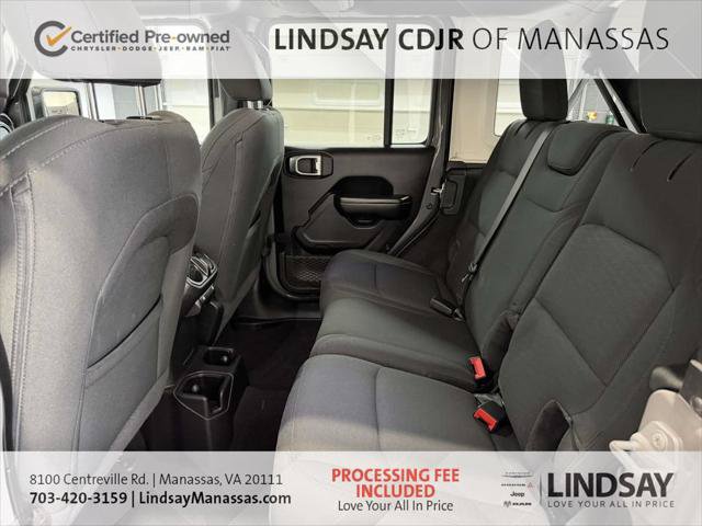 Certified 2020 Jeep Wrangler Unlimited Sport AWD/4WD image 19