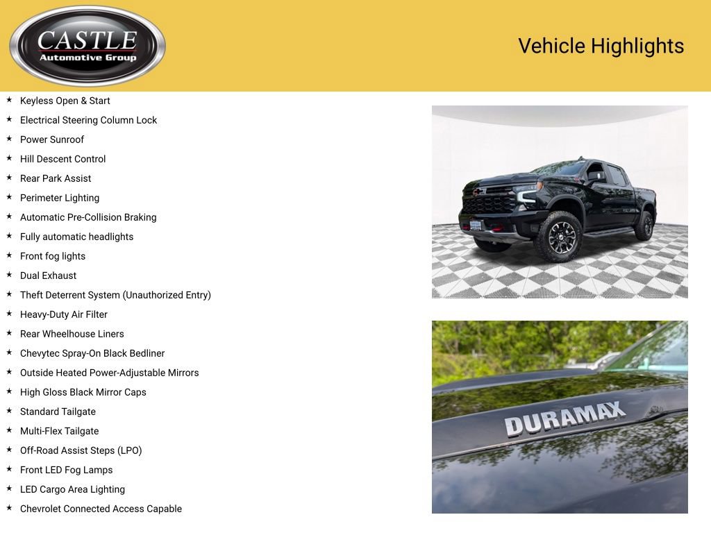 Used 2024 Chevrolet Silverado 1500 ZR2 w/ Technology Package AWD/4WD image 16