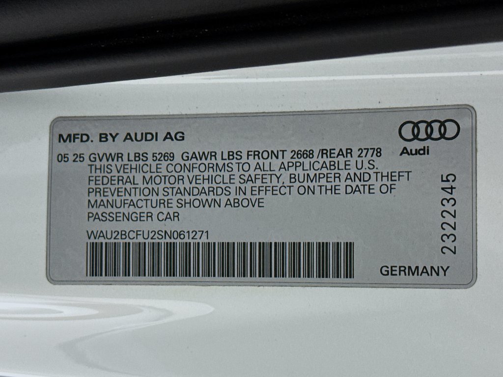 Used 2025 Audi A5 Premium Plus w/ Premium Plus AWD/4WD image 35