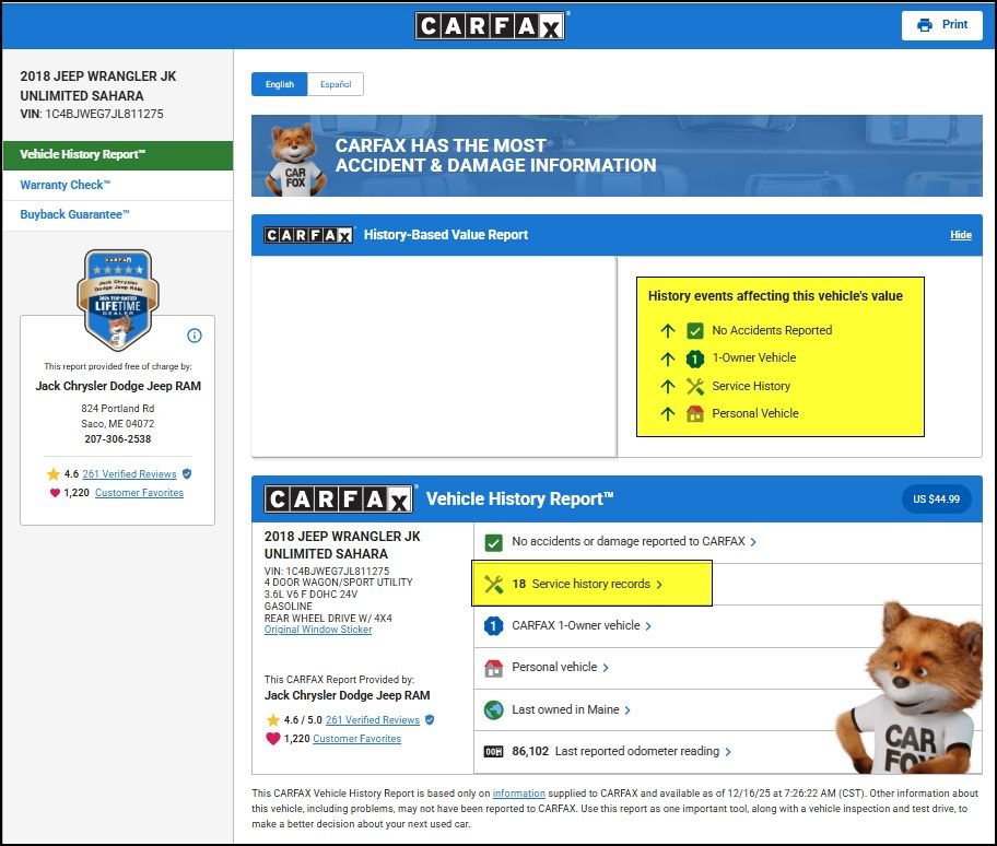 Used 2018 Jeep Wrangler Unlimited Sahara w/ Connectivity Group image 11