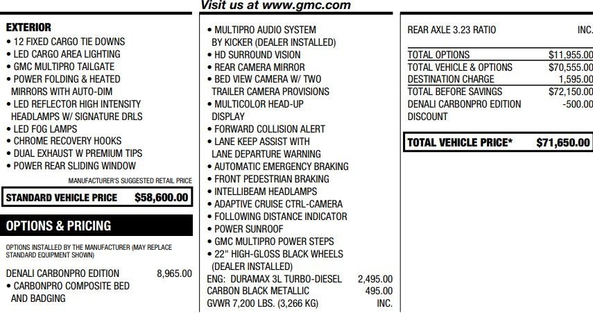 Used 2020 GMC Sierra 1500 Denali w/ Denali Ultimate Package image 2