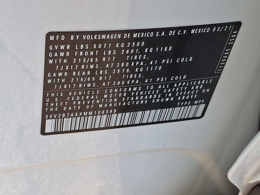 Used 2021 Volkswagen Tiguan SE image 25