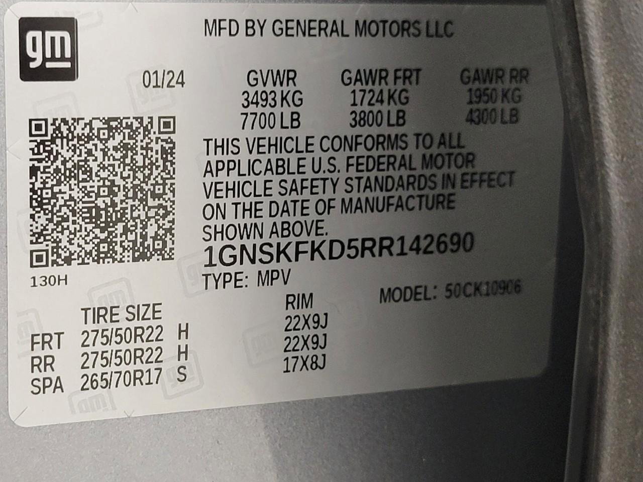 Used 2024 Chevrolet Suburban Premier AWD/4WD image 31