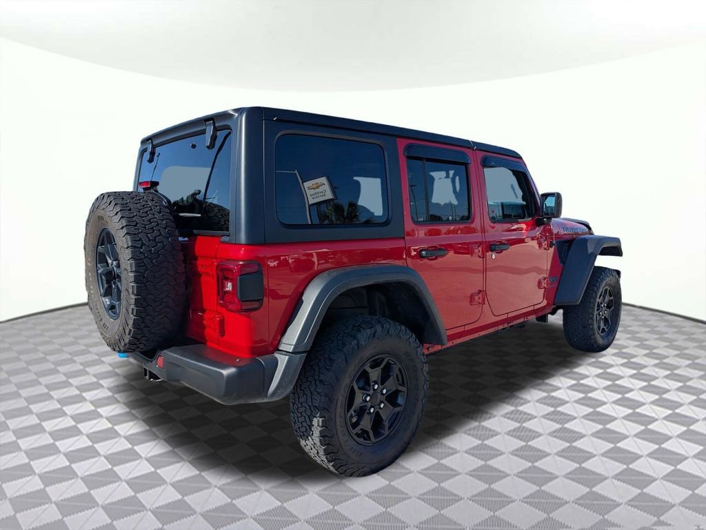 Used 2023 Jeep Wrangler Unlimited Rubicon 4xe AWD/4WD image 3