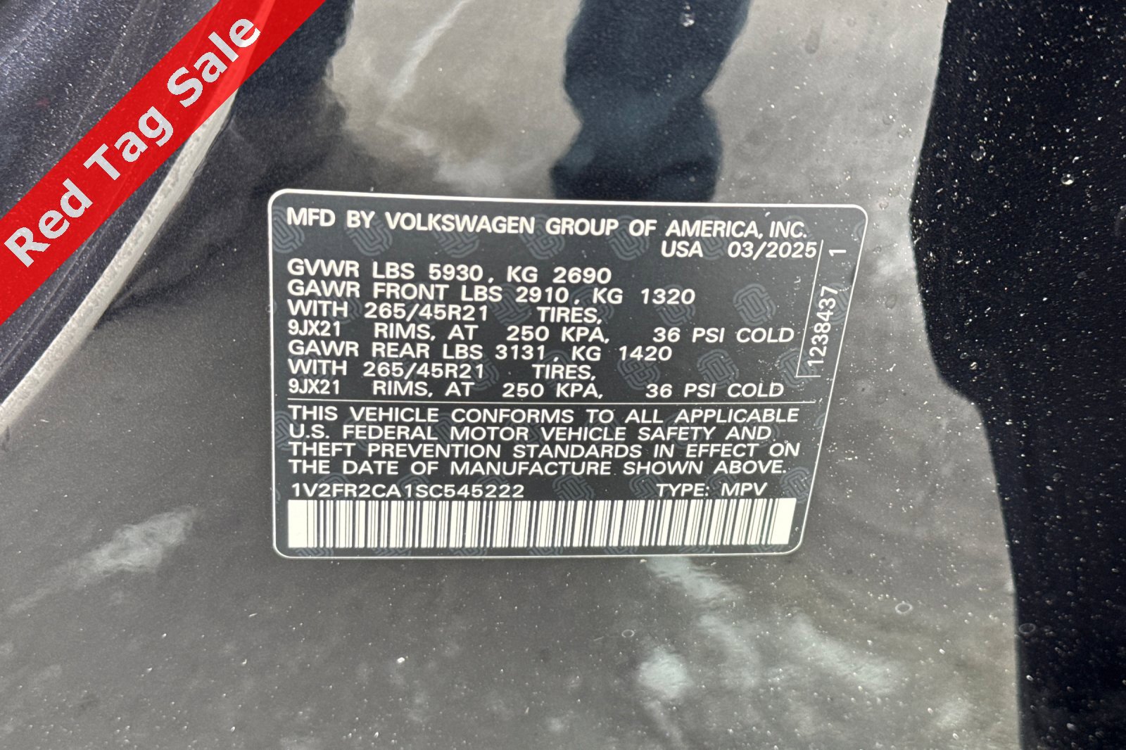 New 2025 Volkswagen Atlas SEL Premium R-Line image 25