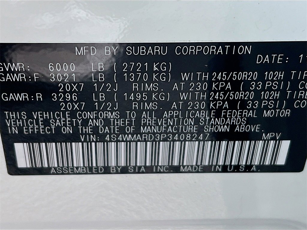 Certified 2023 Subaru Ascent Limited w/ Technology Package image 29