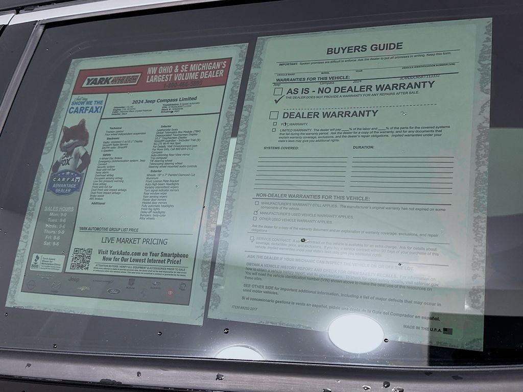 Used 2024 Jeep Compass Limited image 13