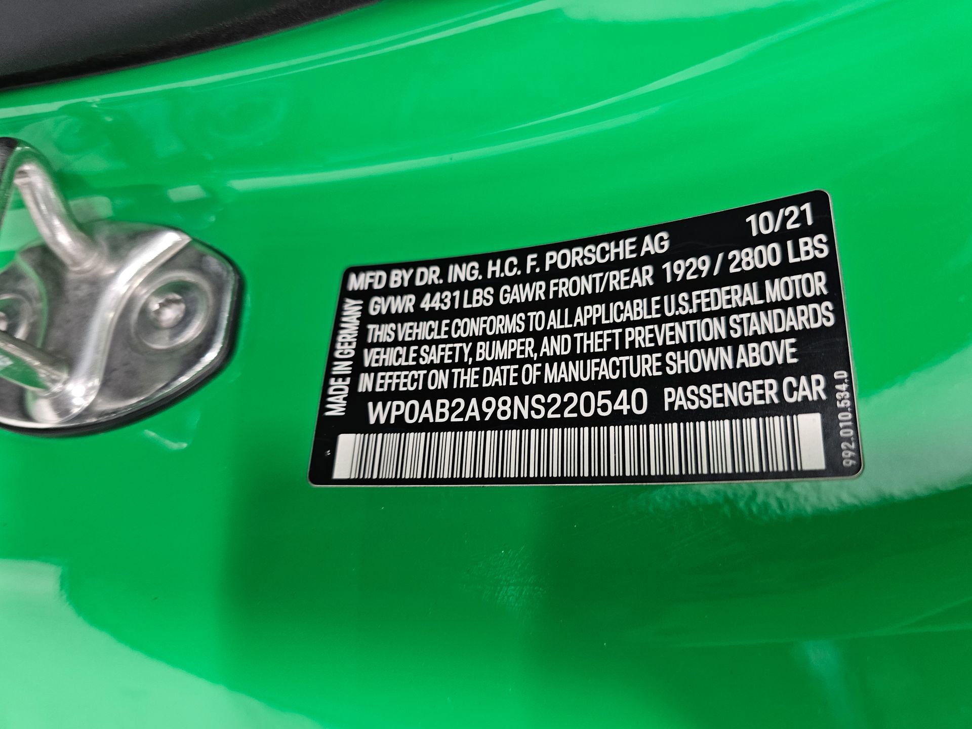 Used 2022 Porsche 911 Carrera 4S w/ Sport Package image 16