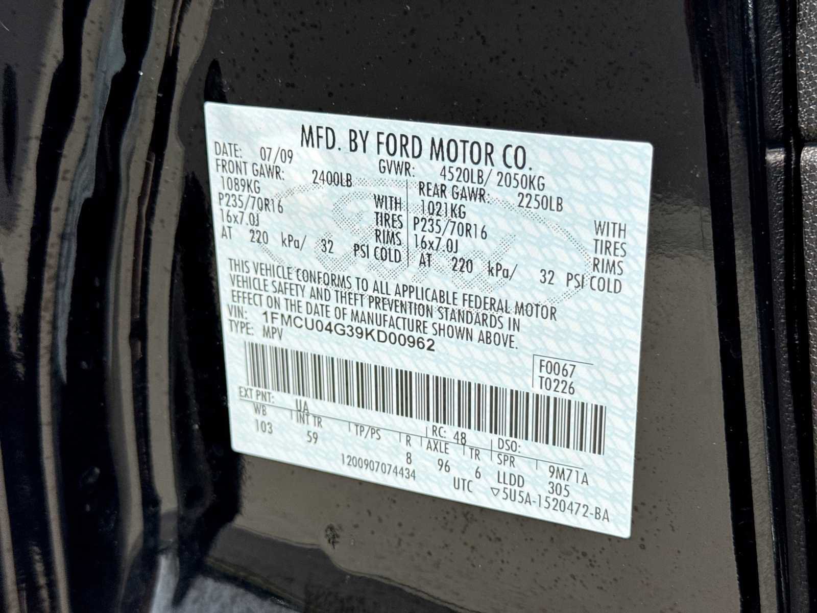 Used 2009 Ford Escape Limited FWD image 33