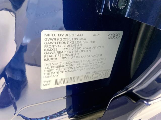 New 2026 Audi Q3 quattro 2.0T AWD/4WD image 8