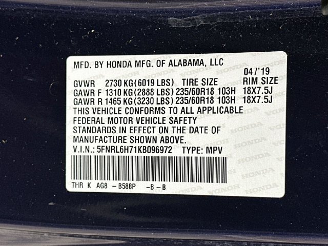 Used 2019 Honda Odyssey EX-L image 39