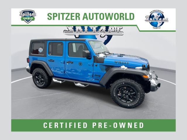 Used 2022 Jeep Wrangler Unlimited Willys image 1