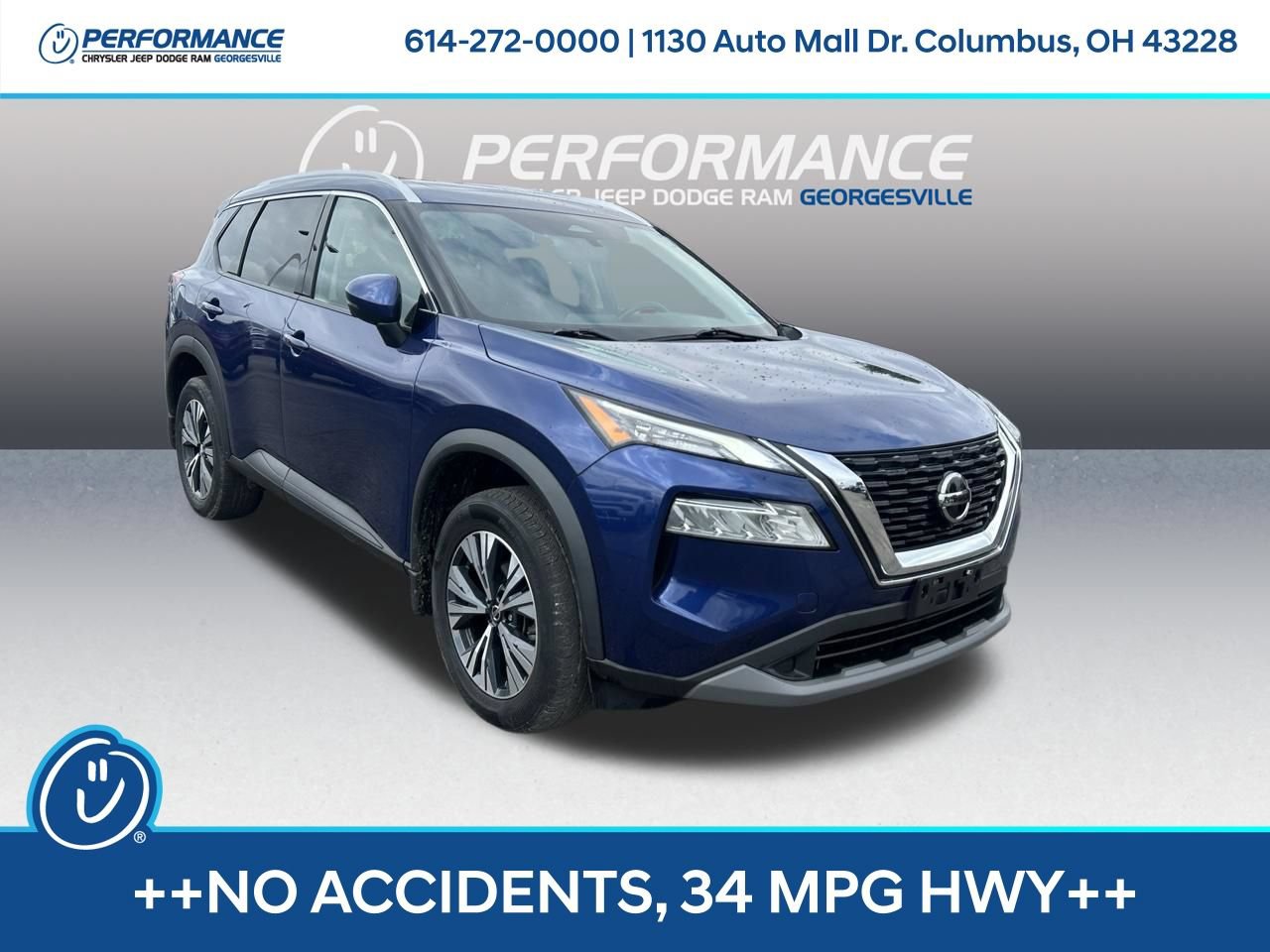 Used 2021 Nissan Rogue SV FWD image 1