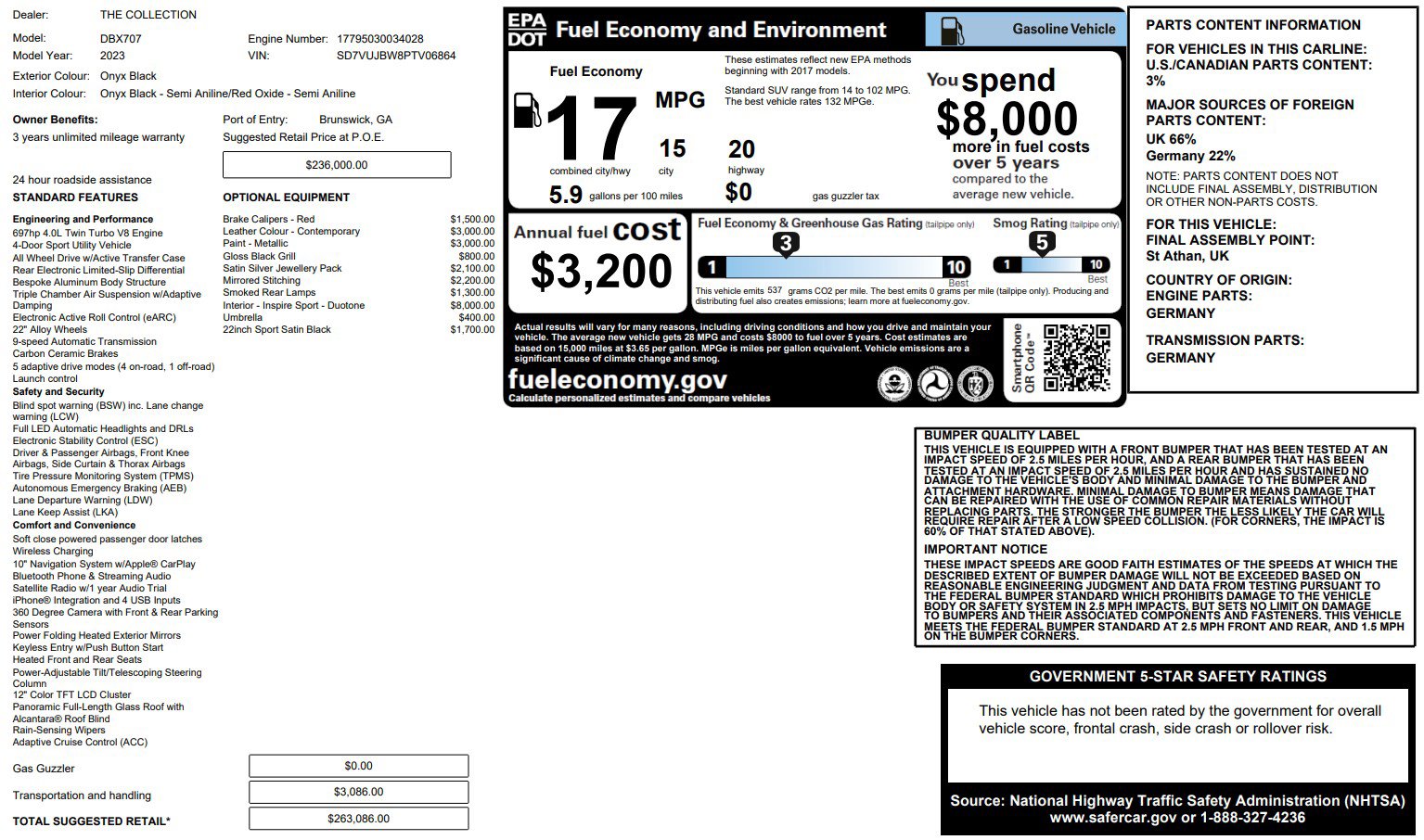 Used 2023 Aston Martin DBX 707 image 30