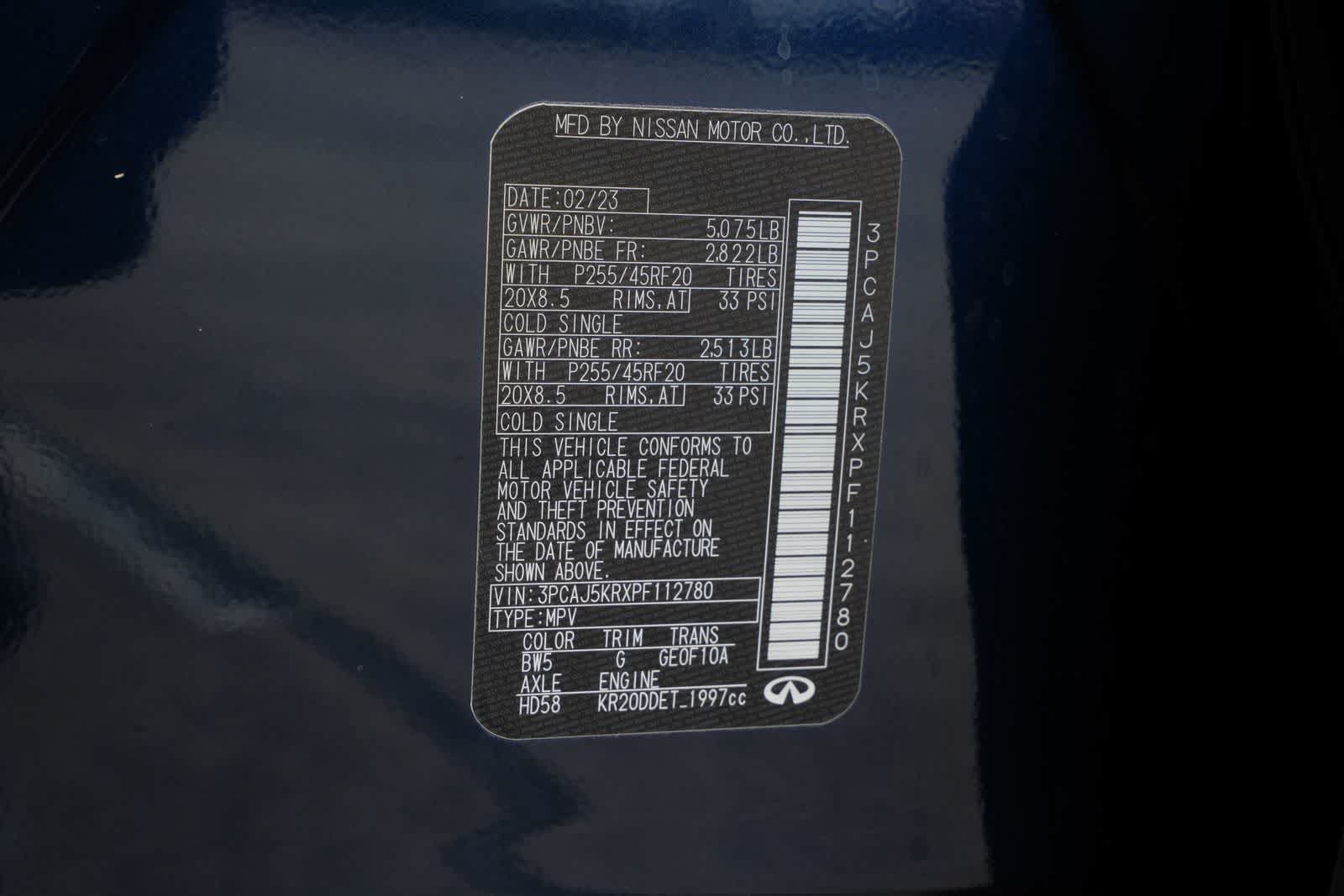 Used 2023 INFINITI QX55 Essential AWD/4WD image 27