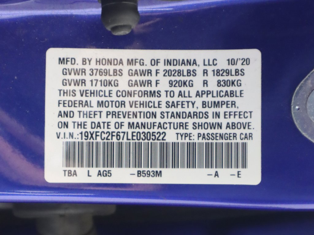 Used 2020 Honda Civic LX image 45