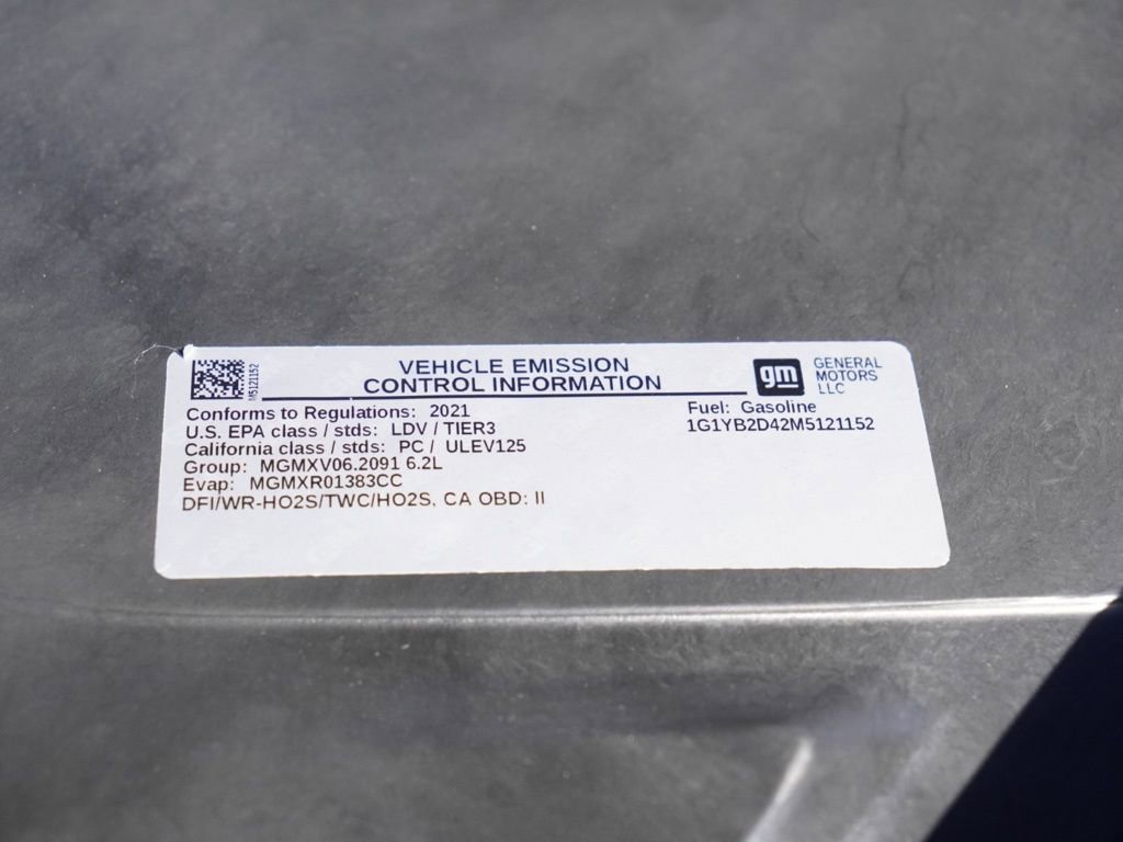 Used 2021 Chevrolet Corvette Stingray Preferred Cpe w/ Z51 Performance Package image 27