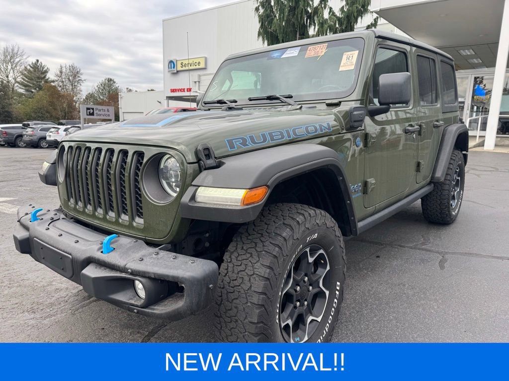 Used 2023 Jeep Wrangler Unlimited Rubicon 4xe w/ Steel Bumper Group image 3