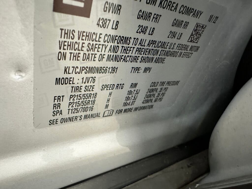 Certified 2022 Chevrolet Trax LT w/ Driver Confidence Package image 37