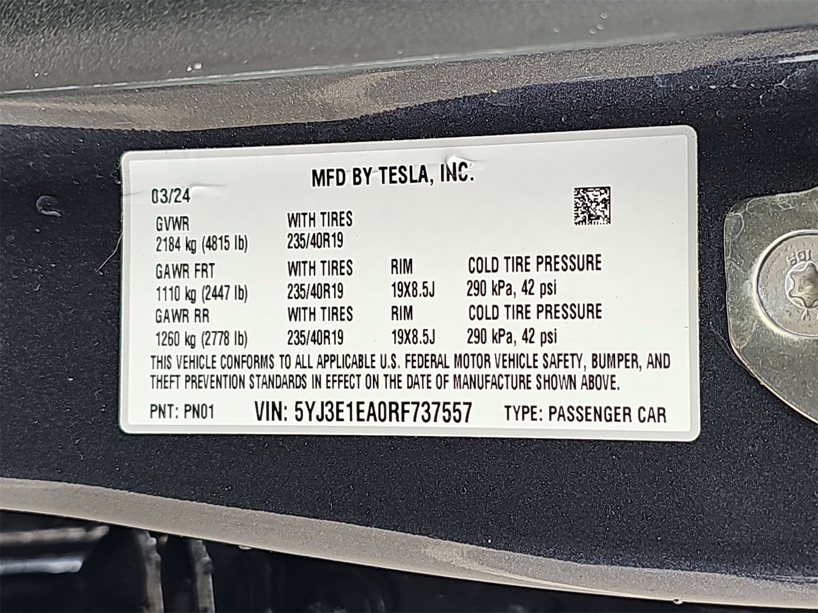 Used 2024 Tesla Model 3 Standard Range image 14