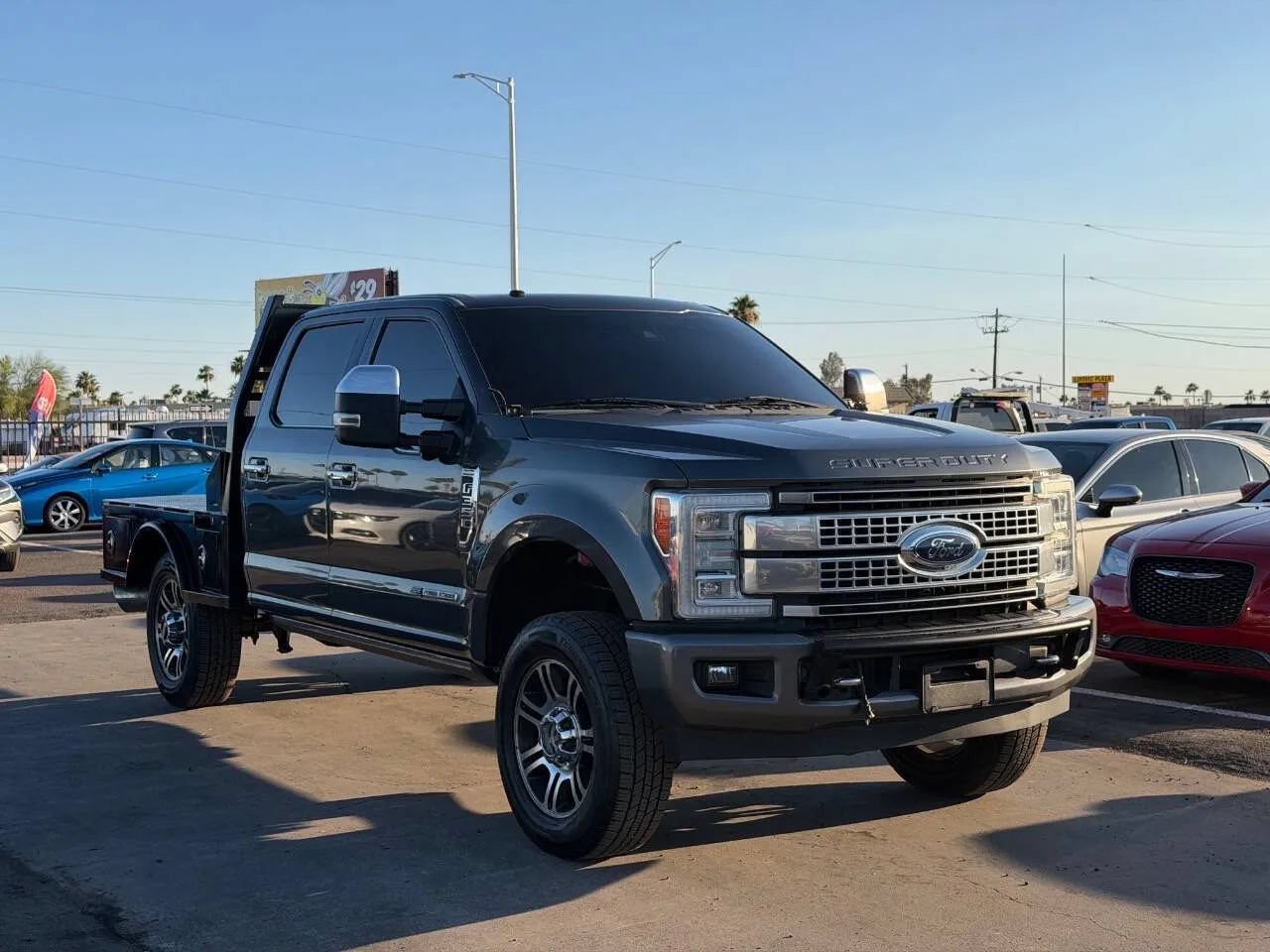 Used 2017 Ford F350 Platinum w/ Platinum Ultimate Package AWD/4WD image 16