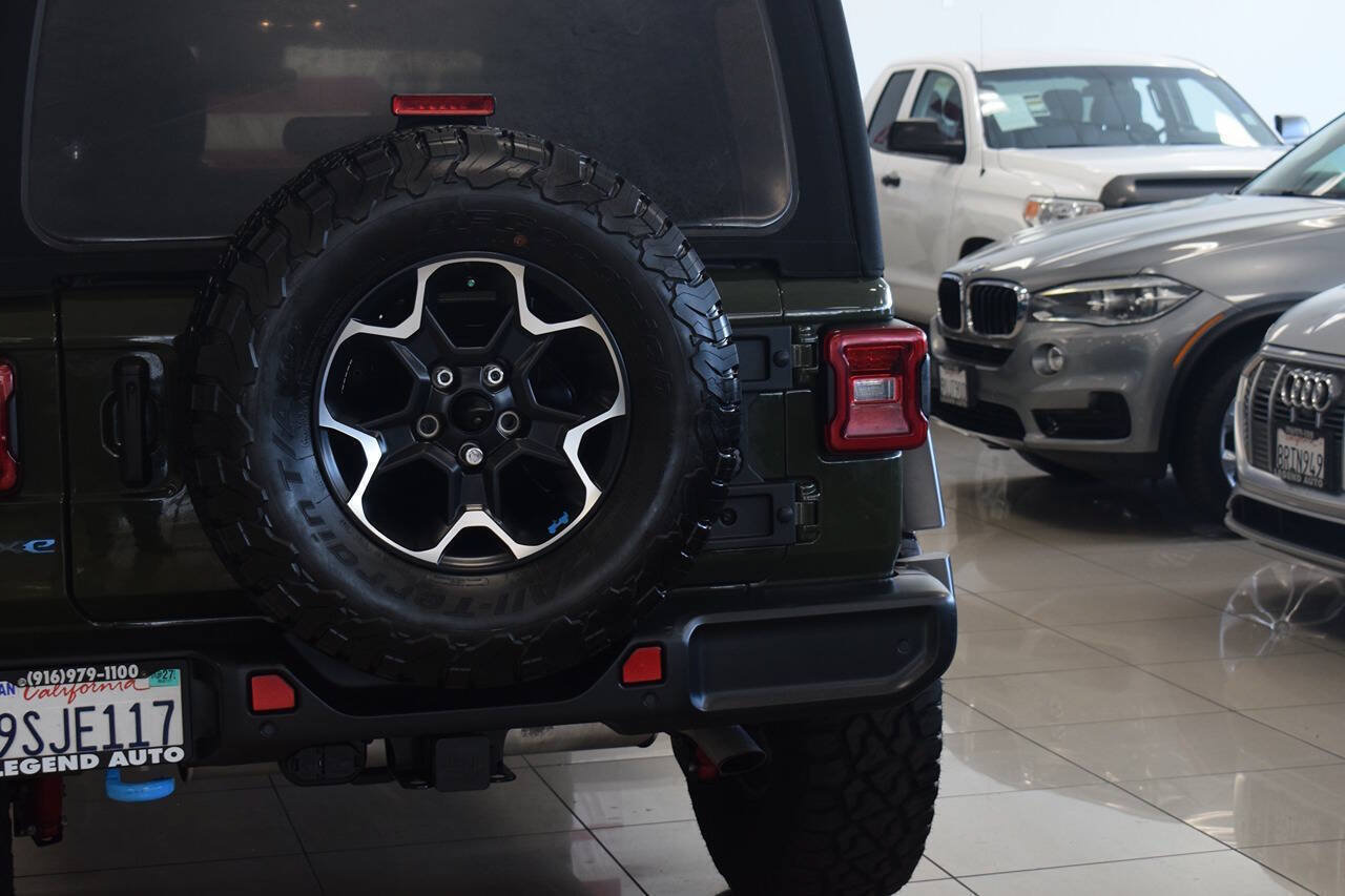 Used 2022 Jeep Wrangler Unlimited Rubicon 4xe w/ Cold Weather Group AWD/4WD image 15