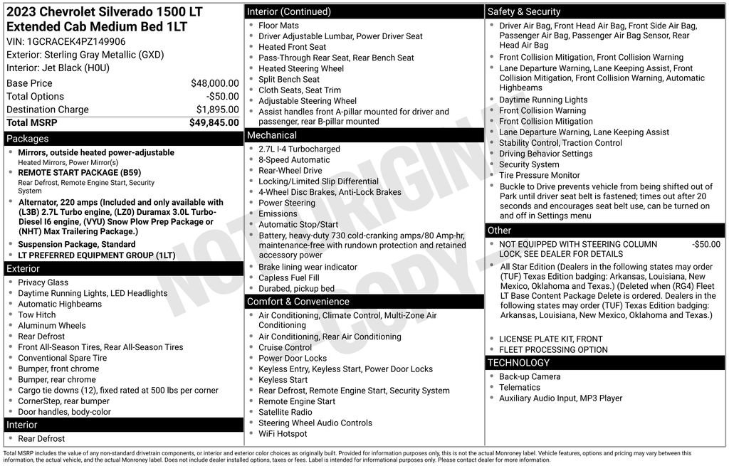Used 2023 Chevrolet Silverado 1500 LT RWD image 15