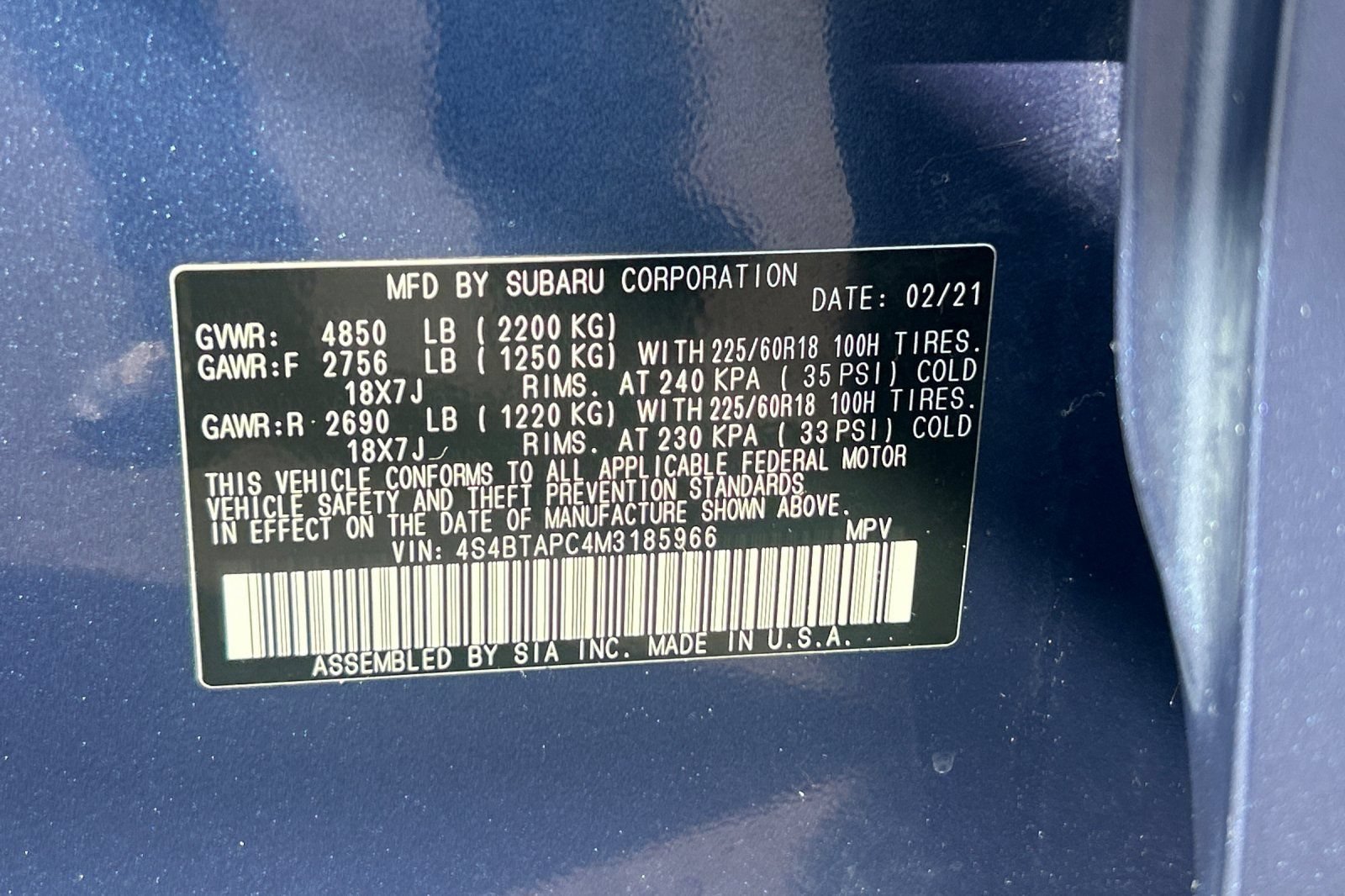 Used 2021 Subaru Outback Touring AWD/4WD image 30