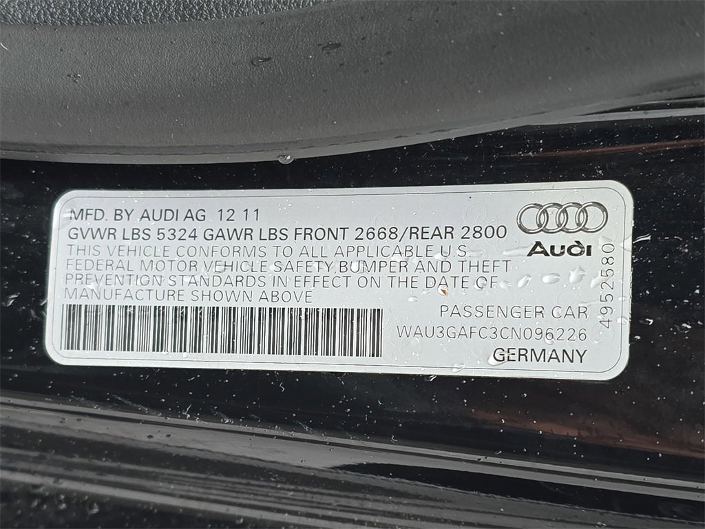 Used 2012 Audi A7 3.0T Prestige image 36