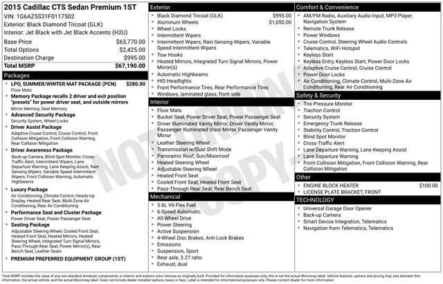 Used 2015 Cadillac CTS Premium image 10